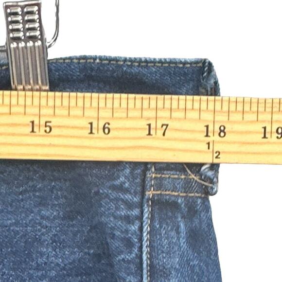 Levi's 501 Button Fly Jeans Mens 36x30 Classic Denim Streetwear Button Fly Retro - Picture 11 of 14